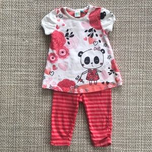 Nano Collection Panda Outfit (size 3m)